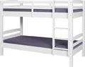Inter Link Etagenbett RICK Weiß Massivholz
