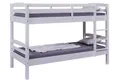 Inter Link Etagenbett RICK, Massivholz teilbar in 2 Einzelbetten stabile 6x6 cm Pfosten