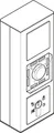 Assa Abloy effeff aP-Fluchttürsteuerterminal 1385-11A7--0400
