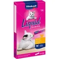 Vitakraft Katzen-Leckerlies Liquid Snack Huhn mit Taurin 6 x 15 g (90 g)