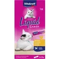 Vitakraft Liquid Snacks mit Huhn Katzensnack (6 x 15g) 3 Packungen