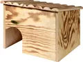 dobar Kleintierstall Igelhaus Bausatz mit Labyrintheingang, geflammt