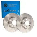 2x RAP BREMSSCHIEBEN 340mm INNENBELÜFTET VORNE passend für BMW 1 2 3 4 | R-D0048
