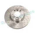 2x RAP BRAKES Bremsscheibe R-D0048 für BMW