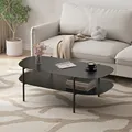 Couchtisch 'Enebakk' 112 x 62 x 40,5 cm Schwarz