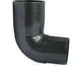 Marley Fallrohrbogen Kunststoff rund 87° anthrazit-metallic NW 75 mm