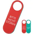 1 Stück Schilder, Bitte Nicht Stören, Komm rein nicht stören Türschild aus Le...