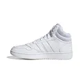 Adidas Herren Hoops 3.0 Mid Lifestyle Basketball Classic Vintage Shoes, Cloud White/Cloud White/Cloud White, 40 2/3 EU
