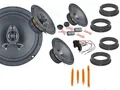 Ground Zero Boxen Set für VW Scirocco III BJ 08-17 Tür Vorn Hinten 540 W Bügel