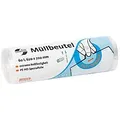 DEISS Universal Plus Leichte Belastung Müllsäcke 60 L Transparent HDPE (Hochdichtes Polyethylen) 6 Mikron 50 Stück