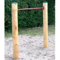 Reckstange Ø 12 cm Rot Reck massiv Turnstange Turnreck Lärche Holz GYM I