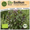 Zimt-Basilikum Samen (BIO) - 250 Samen Kräutersamen Basilikumsamen