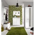 INOSIGN Garderobenschrank Avena Flurschrank mit Spiegeltür - (B/T/H) 80/12/72 cm weiß