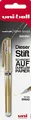 uni-ball 146894 - Gelroller Signo UM-153, Stärke: 0,6 mm, gold, 1 Stück