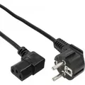 INLINE Kaltgerätestecker C13 rechts abgewinkelt, 3m