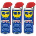 3x WD-40 Smart Straw Multifunktions Spray Vielzweck Öl Rostlöser 400ml