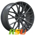 Barracuda Project 3.0 mattblack PureSports gefräst 8.5x18" ET38 LK5 115 ML 7...
