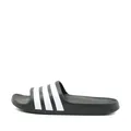 adidas Damen Adilette Aqua Sandale Schwarz/Weiß Synthetik Badesandale EU 38