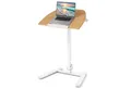 COSTWAY Laptoptisch, für Sofa & Bett klappbar höhenverstellbar mit Rollen