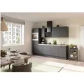 Optifit Küchenzeile Optikoncept Ingvar 270 cm Anthrazit