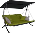 Hollywoodschaukel Swing 3-Sitzer Smart lime
