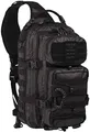 Mil-Tec One Strap Assault Pack (S) • Sling Bag mit MOLLE-System • Taktische Molle Tasche • Militär Rucksack • Crossbody Schultertasche für Wandern, Reisen, Alltag • Umhängetasche in Tactical Black
