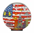Goebel Dekovase James Rizzi - Living in the USA 30 cm