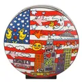 Goebel James Rizzi Vase Living in the USA Neuheit 2022 Höhe 30 cm 3091