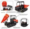 Kubota KC300HR-5 Tracked Mini Dumper Kettenfahrzeug 1:24 Modell 8155
