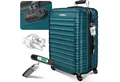 KESSER Hartschalen-Trolley Reisekoffer 84L Koffer Inkl. Kofferwaage + Gepäckanhänger, 4 Rollen, Rollkoffer ABS-Hartschale mit 4 Rollen, Zahlenschloss & Teleskopgriff