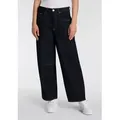 Herrlicher Loose-fit-Jeans Barrow Denim Comfort im Barrel Look, cropped blau 26