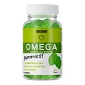 Weider Omega Gummies (50 Stück) Limetten-Geschmack, Omega 3-6-9 Fettsäure-Gummis aus Leinsamen und Chiasamen, Ohne Zuckerzusatz, Glutenfrei, 100% Vegan, 50 Portionen