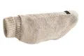 Hunter Hundepullover GENF, Farbe: beige, Strickpullover für kalte Tage, weich, anschmiegsam, recyceltes Polyester, waschbar, umgschlagbarer Halskragen, hohe Elastizität, Größe: 50