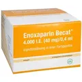 ENOXAPARIN Becat 4.000 I.E. 40mg/0,4ml ILO FS+Si.S 20 St