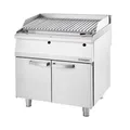 Gas-Lavastein-Grill Als Standgerät, Serie 700 Nd Mit V-Rost, 800X700X850 Mm