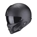 Scorpion Exo Combat II Mattschwarz Gr. M Motorradhelm Jethelm Open Face Helm