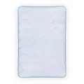 Bestlivings 4-Jahreszeitenbett 2in1 Decke mit Druckknöpfen, Füllung: Klimafaser (100% Polyester), Sommerdecke 140x200cm - 2 Bettdecken mit Druckknöpfen weiß 240 cm x 260 cm