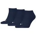 PUMA Sneakersocken PUMA UNISEX SNEAKER PLAIN (3 Paar) mit kleinem Logo blau 39-42