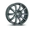 RIAL Milano Aluminium Felge 14 Zoll 5.5J ET40 5x100 Matt-Schwarz Horn Titan