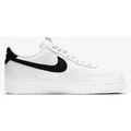 Nike Air Force 1 Low '07 "White Black Pebbled Leather" Weiß, Größe: 44 - Weiß - 44