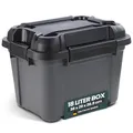 Kreher® Lagerbox Bunker Tough Aufbewahrungsbox mit Deckel und Silikondichtung (IP67/IPX7). Aus robustem Kunststoff in verschiedenen Größen. Ideal für feuchte Räume, Keller, Garage, Camping uvm. (18L)