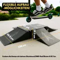 Best Sporting Skater Rampen-Set f. Skateboard, Waveboard, Skaterrampe 5tlg 30011