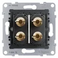Legrand SEANO 2-fach Lautsprecher-Anschluss, Einsatz (B0D2D661NN)