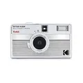 Kodak EKTAR H35N Halbformat-Filmkamera, 35 mm, wiederverwendbar, Bulb-Funktion, Sternfilter, beschichtetes, Objektiv (Film und Batterie sind Nicht im Lieferumfang enthalten) (Gestreiftes Silber)