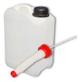 3 Liter Leerkanister Plastikkanister natur  mit Deckel Ausgießer flexibel DIN 45