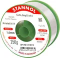 Stannol Kristall 611 Fairtin Lötzinn, bleifrei bleifrei Sn96,5Ag3Cu0,5 REM1 250g 1mm