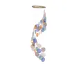 Kaemingk Windspiel, Windspiel Mobile Capiz Muschel 62x14,5cm Perlmutt Bunt
