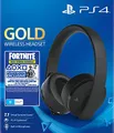 Sony Gold Black Wireless 7.1 Gaming Headset - Fortnite Neo Versa Bundle PS4 [