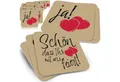 Funke & Brand Bierdeckel Hochzeit "Ja! Schön, dass ihr mit uns feiert" – 50 Stück