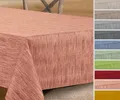 Wachstuchtischdecke rund oval eckig, Georginias Tischdecke abwischbar, Farbe und Größe wählbar (Eckig 240x140 cm Terra)
